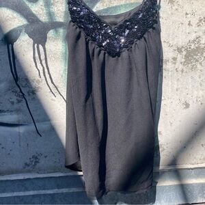 SEQUINED Neckline Cami by H&M